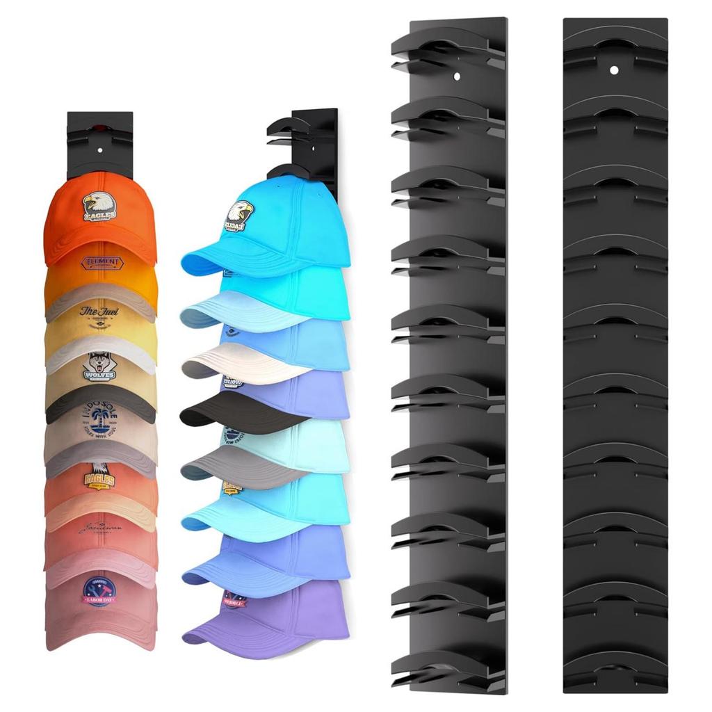 Second Gen Portable Wall-Mounted Multi-Layer Baseball Cap Display Rack