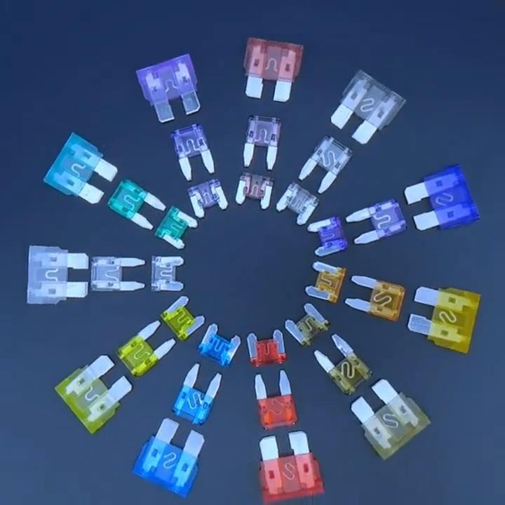 100/180 Piece Automotive Fuse Set Complete Range of Current Specifications. Color-Coded Amperage for Quick Identification; High-Quality Conductive