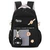 Primary School Students School Bags for Grades 3-6 Cartoon Color Blocked Travel Backpacks for Girls In Junior and High School