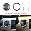 Auto Motor Start Stop Tlačítko Ozdobný kroužek Auta Styl příslušenství pro BMW řady 1/3/5 E87 E90 E60 320