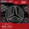 For Mercedes Benz Car Front Grilled Star Emblem LED Illuminated Logo White Blue Red Light for Mercedes Benz W205 C E R ML GL GLA