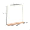 Necklace Stand Holder Hanging Jewelry Display Rings Multipurpose Display, Wooden Shows