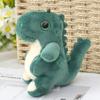 Cute Dinosaur Plush Keychain Soft Green Dino Stuffed Animal For Backpacks