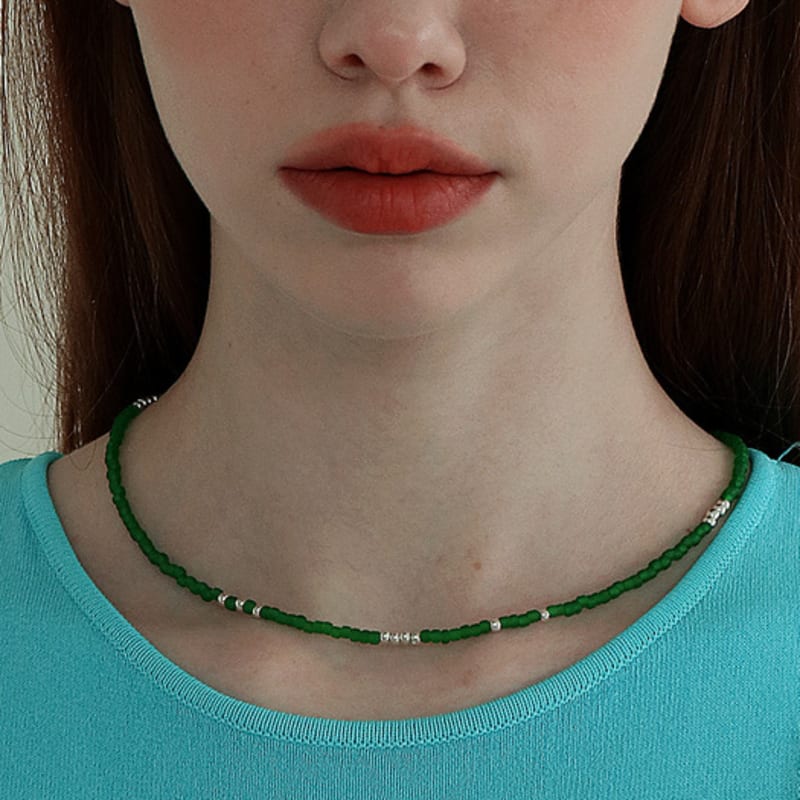 Less is more beads necklace_4color