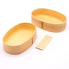 Wakayama Touge no Wappa Bento Box Store (Wakayama Wappa Bento Box Store) Bentwood Lunch Box, Approximately 19 x 12 cm, Single Tier, Natural, A-15-2731