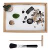 Sand Garden Kit Zen Japanese Mini Meditation Tabletop Decoration Accessory for Home Office