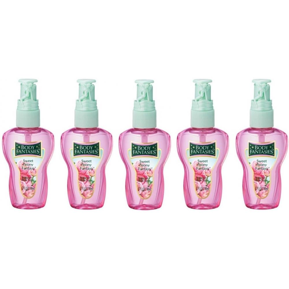 

BODY FANTASIES Спрей для тела Body Fantasy Sweet Peony, набор из 5 флаконов 50 мл