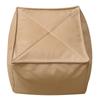 Japanisches Futon Kissenbezug Quadratisch Marokkanisches Leder Kissen Pouf Nordische Heimdekoration Hocker Sofa Fußhockerbezug Ohne Füllung