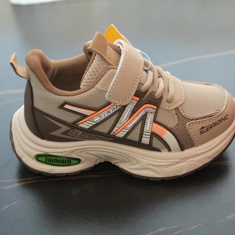2025 autumn new children's campus fashion versatile light bottom trend boys and girls sports and leisure shoes dad shoes