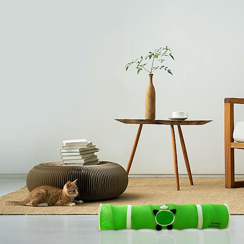 Play Tunnel For Cats Foldable Bored Cat Interactive Tube Tunnel Interactive Small Pet Playful Game For Kittens Rabbits Puppies