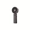 Portable Foldable Neck-Hanging USB Fan with Digital Display - High Airflow for Outdoor Use