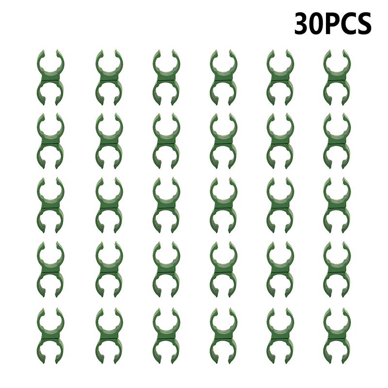 20/30/50pcs Plant Trellis Connector Clip Garden Climbing Rattan Stent Rod Connectors Adjustable Buckle Garden Tool Partsattan