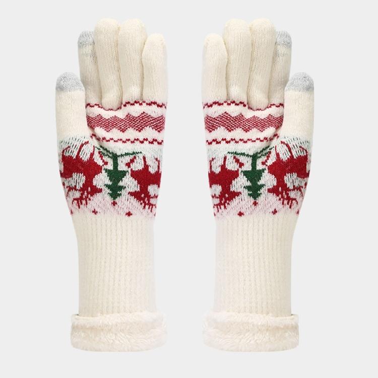 Trendy Red Hat Scarf Gloves Set for Christmas Celebrations Christmas Gifts