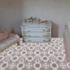 VICASKY Miniature Dollhouse Floor Scale Retro Floral Design Floor Dollhouse 16x12 Model Decor Tiles, 1/12 Mats, Accessories, Inches, Vintage-Style