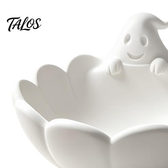Unique Jewelry Tray Ghost Petal Tray, 3D Printed Cute Spooky Desk Organizer for Small Room Accents Items, Cartoon Ring And Earring Holder, Niche