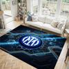 Borussia Dortmund Design Crystal Velvet Carpet Cozy Non?Slip Printed Rug For Bedroom Living Room Entrance