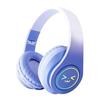 B39 Gradient Color Over-Ear Luminous Bluetooth Gaming Headset with Heavy Bass.