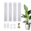 2pcs External Plastic Moss Poles Plant Grow Support Frames Flower Support Climbing Pole For Garden Balcony Greenhouse