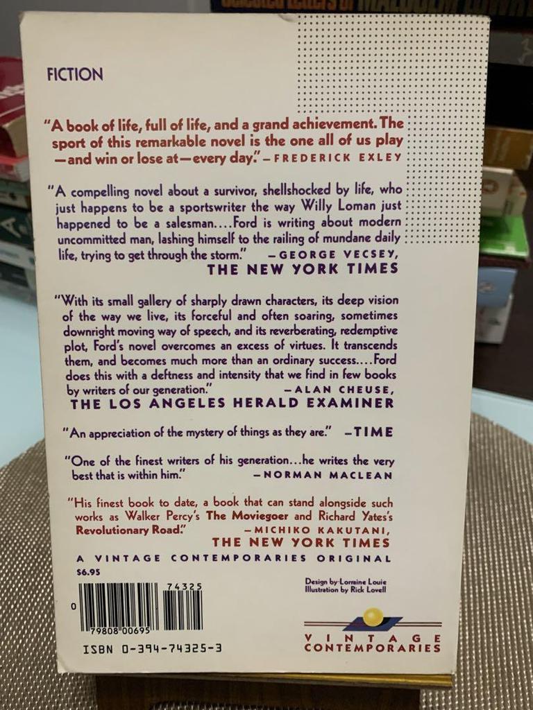 [USED] Rare Richard Ford The Sportswriter