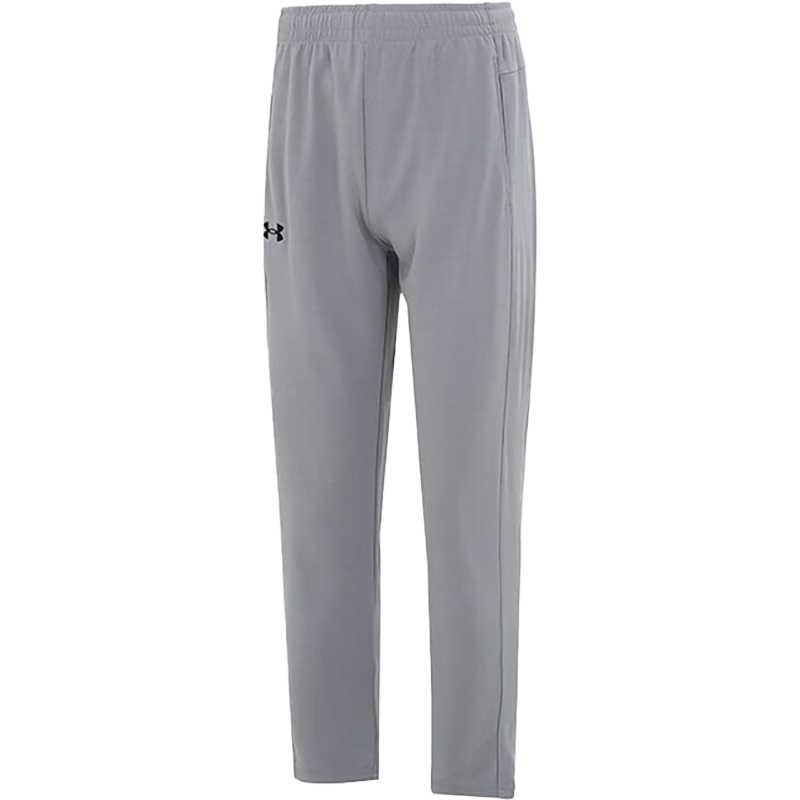 Under Armour Logo Printed Knit Jacket Solid Color Comfortable Long Pants Casual Sports Suit Men Suit 23600304-001+23600703-014