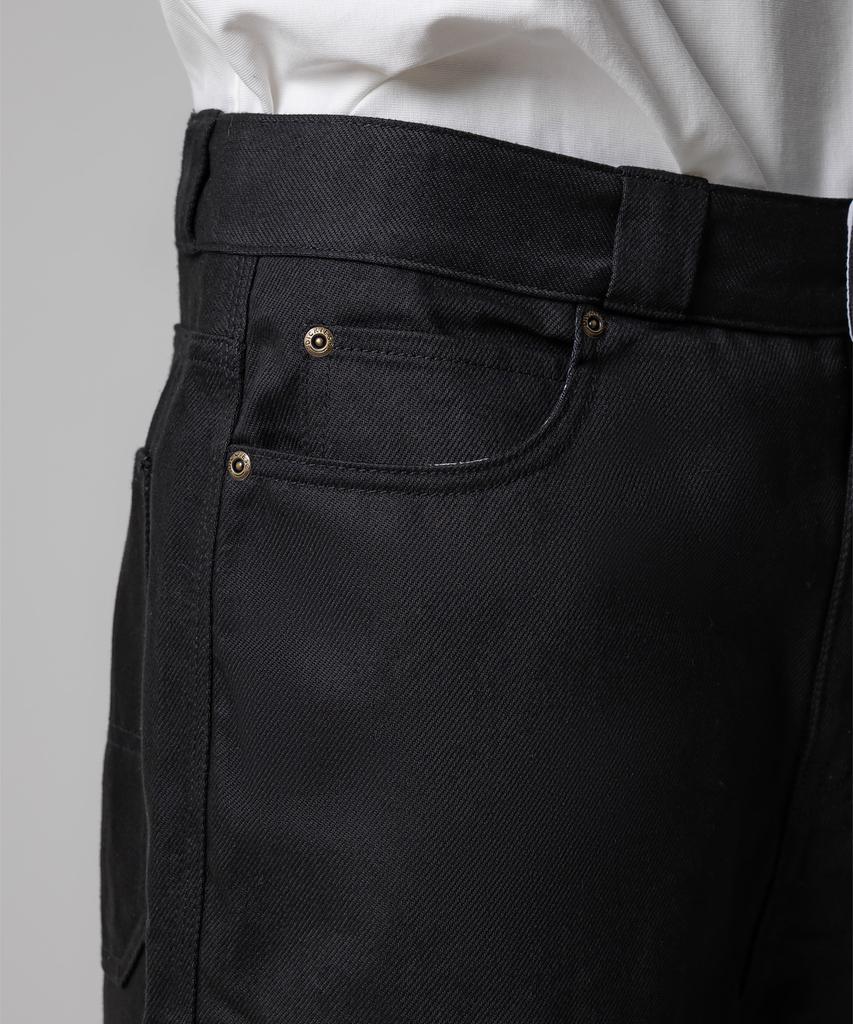 DICKIES Double Knee Carpenter Twill Work Pants Black