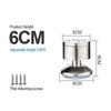 Adjustable Stainless Steel Furniture Legs for Tables, Cabinets, and Sofas