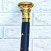 93.98cm Cane Solid Head Wooden Walking Stick Designer Christmas Gift For Him