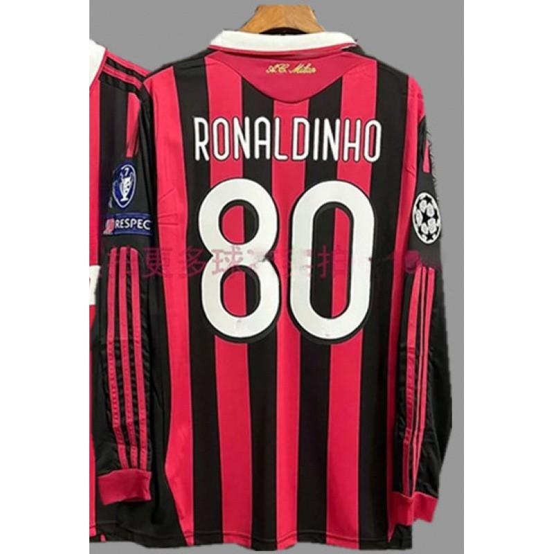 Retro Football Jerseys Long Sleeve Soccer Shirts Men Women Sports Training Running Cycling