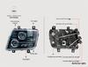 LED Headlight Assembly for Foton ETX2280 and Qibing 9/5 Series Dump Trucks - Super Bright