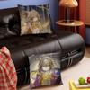 ANIME Arknights Shu Kissenbezug Abnehmbarer Waschbarer Kissenbezug – Ganzjahresweiches Leinen