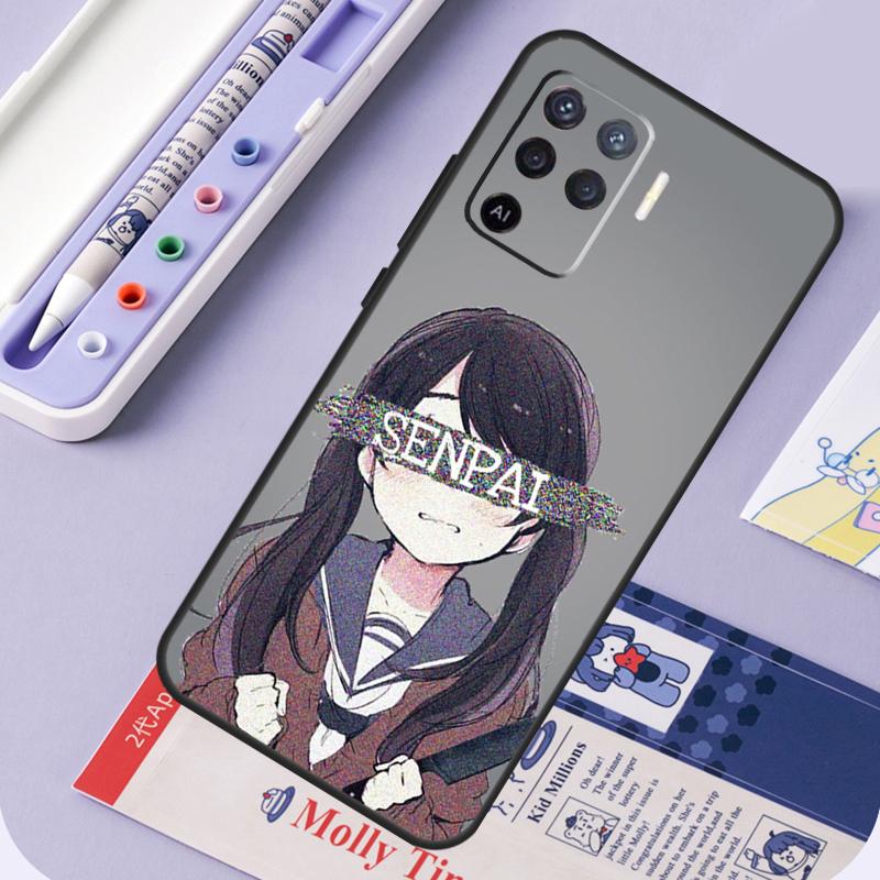 Cute Girl Glitch Animation For Oppo A94 A74 A54 A15 A18 A38 A58 A78 A98 A40 A60 A80 A16 A76 A96 A57 A17 A77 A5 Pro Case