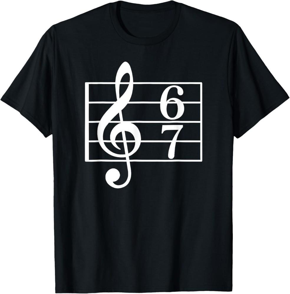 

67 Music Meme Slang Six Seven Music Teacher School Choir T-Shirt 4XL