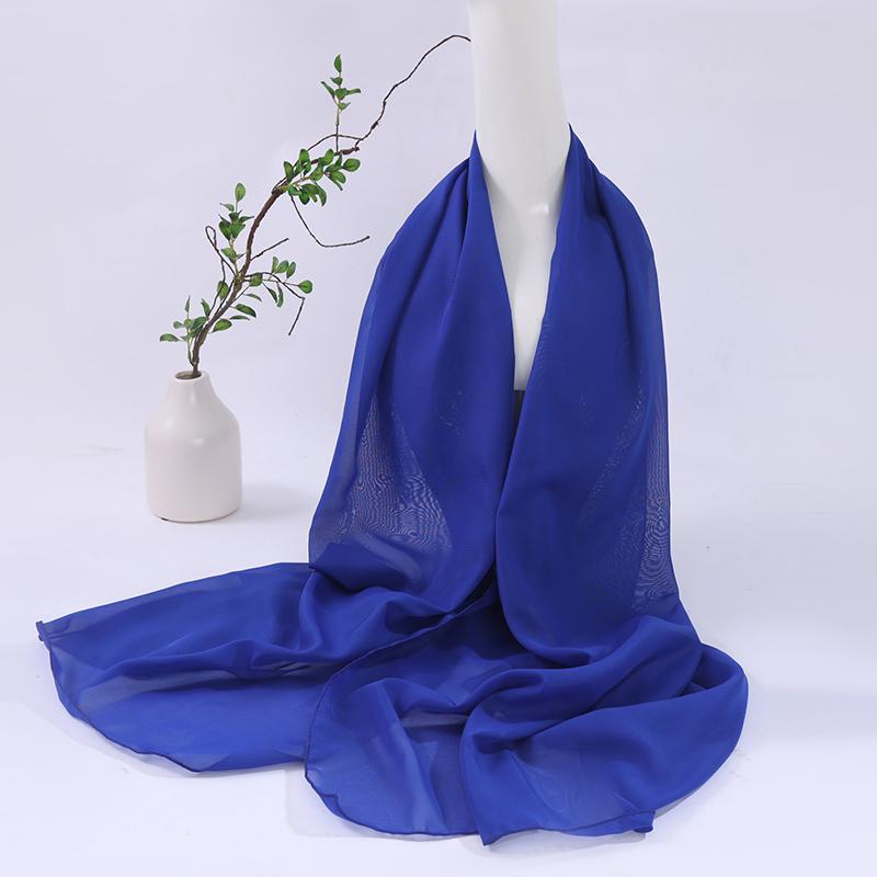 Scarlet Silk Square Dance Shawl - Women's Versatile Spring Scarf