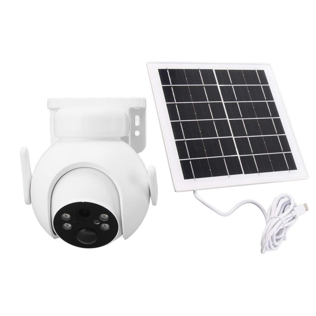 Solar Camera Wireless Ultra HD Rotatable Human Tracking Full Color Night Vision Solar Security Cameras for Home Outdoor
