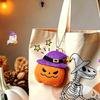 Porte-clés Peluche Halloween Pour Femmes Citrouille Fantôme Chauve-souris Chapeau de Sorcière Trick Or Treat Charme de Sac Dessin Animé Cadeaux de Fête Accessoires Porte-clés