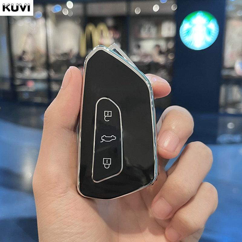 

Чехол-брелок из ТПУ для ключа автомобиля Vw Volkswagen Mk8 Golf 8 Id.3 Id.4 Cupra Skoda Octavia A8 Seat Leon Mk4 Formentor Tarraco