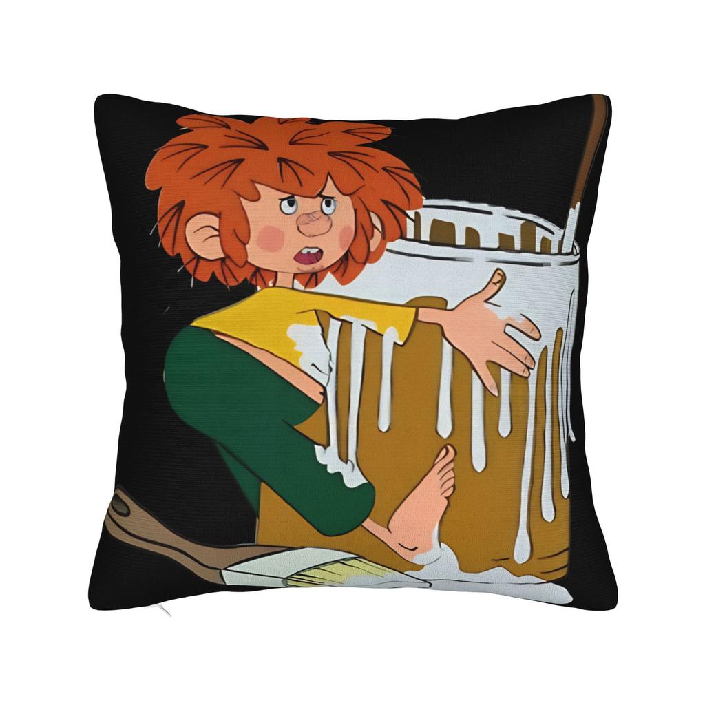 P-Pumuckls Pillow Cover Funny Pillow Case For Sofa Home Decor Custom Cushion Cover Birthday Present