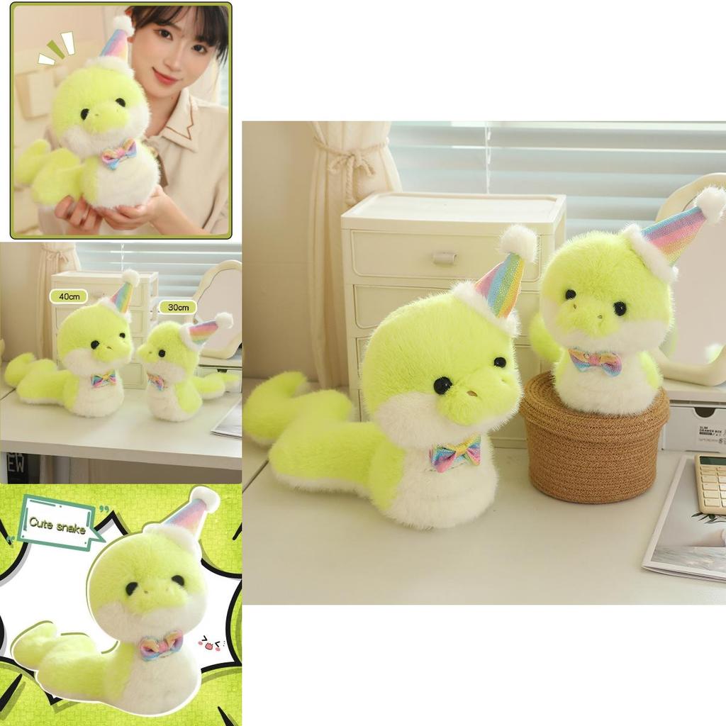 Niedliches Kreatives Geburtstags-Schlangen-Plüschtier Entzückende Weiche Schlangenpuppe Für Kinder Geschenk