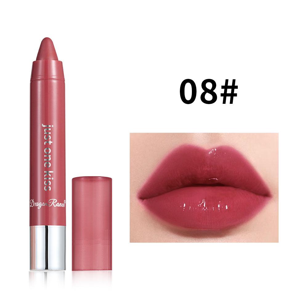 Glossy Crayon Lipstick for Brightening and Enhancing Complexion, Lip Plumper Lip Gloss, Versatile Moisturizing Lip Mud, Base Lip Care, Gentle Lip Balm