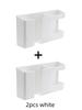 2 in 1 Punch Free Organizer da parete Scatola portaoggetti per telecomando Supporto da parete per spina per telefono cellulare Gancio multifunzione per ricarica