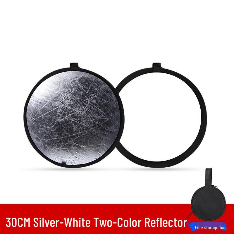 Portable Foldable Round Reflector for Outdoor Photography & Live Broadcasting