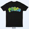 Peace Word Art Liquid Paint Design Retro T-Shirt