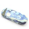 Retro Print Leather Glasses Case - Stylish & Durable Oil Painting Design