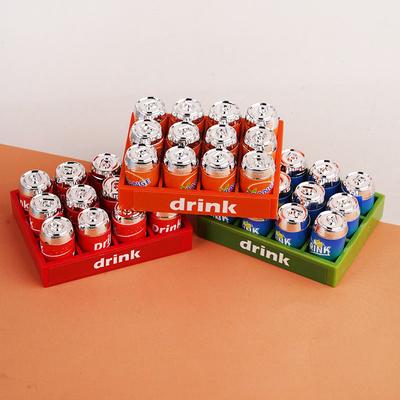 Mini Play House Supermarket Beverage Bottle Juice Soda Can Model Doll House Miniature Food Play Ornament Toy