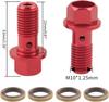 2pcs Banjo Washers M10x1.25mm for Banjo Bolts and Fitting Banjo Gasket Sealing Washers Brake Calipers
