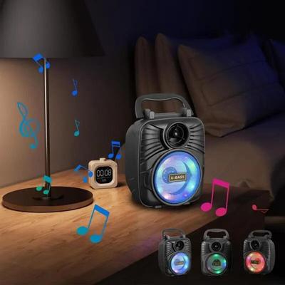 Portable Wireless BluetoothSpeakers With Night Light LED 360 Degree Surround High Definition Stereo Speaker For Outdoor Camping