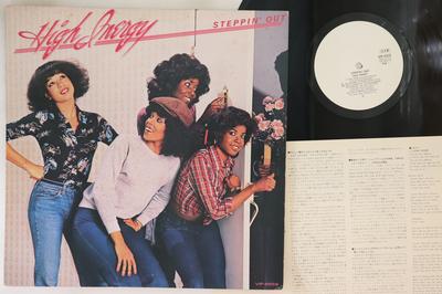 LP deska HIGH INERGY  Steppin Out VIP6559PROMO GORDY 1978 Japonsko SoulFunk Použitá
