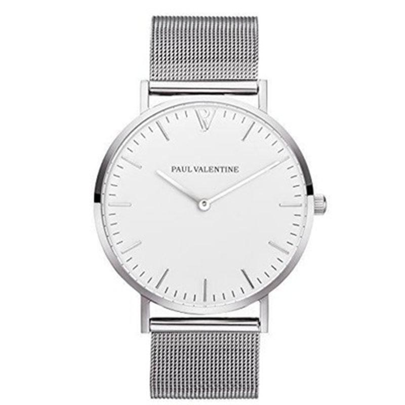 Elegant Women Fashion Gift Stainless Steel Band Analog Quartz Vintage Watch