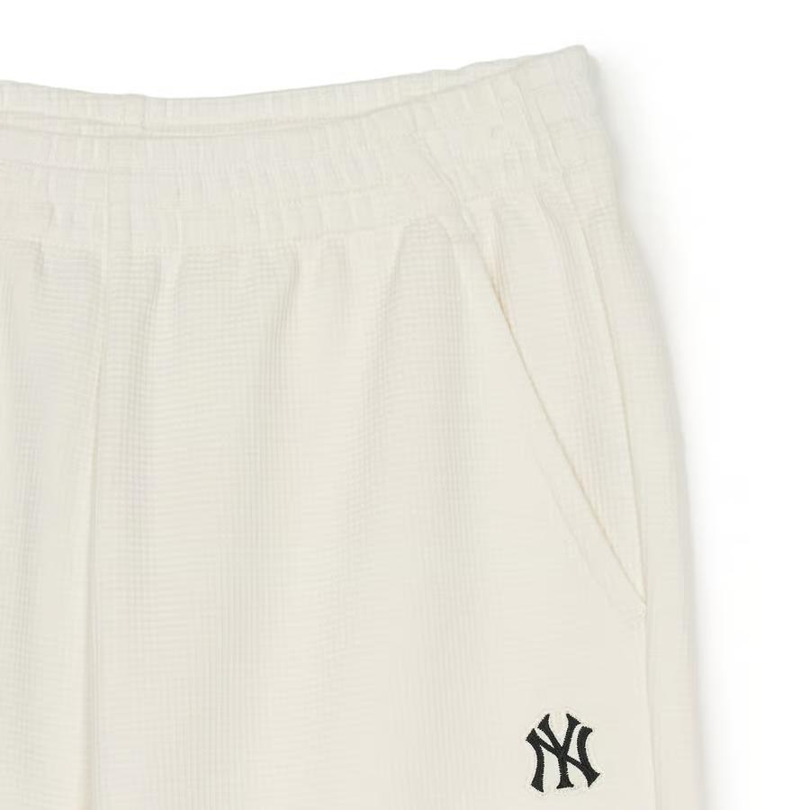 New MLB New York Yankees Casual Pants Unisex Cream 3APTB0851-50CRS