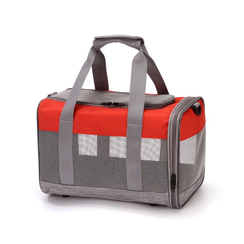 Portable Pet Travel Bag: One-Shoulder Cat, Dog, and Teddy Bear Carrier